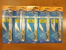 5 Pack Bic Wite-out Shake N Squeeze Correction Pen White-out .3 Oz E10e