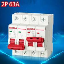 63a 2p Dual Power Manual Transfer Switch For Generator Changeover Switch 400v