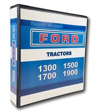 Ford 1300 1500 1700 1900 Tractor Service Repair Manual Technical Shop Overhaul