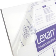 Lexan Polycarbonate Sheet Clear 0.125 - 18 X 12 X 24 - Thermoforming