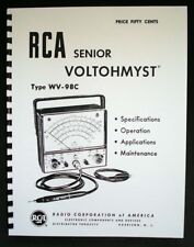 Rca Senior Voltohmyst Wv-98c Manual Wv98c