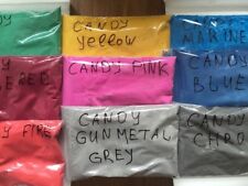 9 Colors Transp Candy Powder Coat Paints Set 200g Per Color 4lbs1.8kg Total