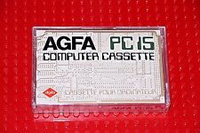 Agfa Pc-15  Blank Computer Cassette Tape 1 Sealed