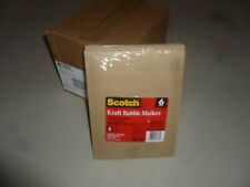 Brand New Scotch Kraft Bubble Mailers 6 X 9 36 Envelopes Full Box 3m Size 0 Nib