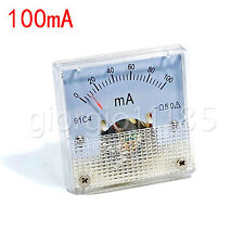 Us Stock Dc 0 100ma Analog Amp Current Pointer Needle Panel Meter Ammeter 91c4