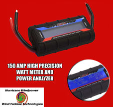 150 Amp Watt Meter With Special Heavy 12 Awg Wire Wind Generator Solar Dc Inline