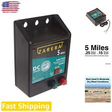 Digital Timing Electric Fence Charger - 5 Mile Range Battery Operated