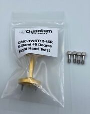 Wr-12 Waveguide 45 Degree Right Hand Twist Gold Plated