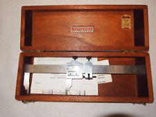 Starrett No. 122 6 Inch Vernier Caliper Mint Condition In Mahogany Case