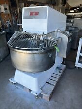 Large 240qt Spiral Mixer- Rotating Bowl And Hook- 240v 3 Phase- Tested Works