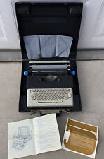 Vintage Olivetti Lettera 36 Electric Portable Typewriter With Hard Case Untested