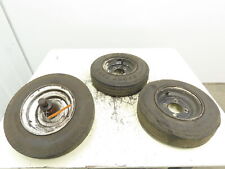 Set Of Wheels And Tires For A Taylor Dunn Stepsaver 3 Wheel Electric Cart Foam