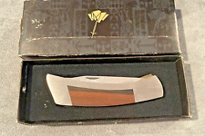 Vintage Gerber Pk-3 Two Blade Handyman Folder Rare Pocketknife--2416.23