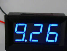 Us Stock Mini Blue Led Digital Panel Amp Meter Gauge 50a Dc Shunt