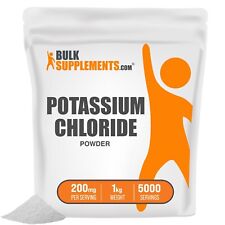 Bulksupplements Potassium Chloride Powder 1kg - 200mg Per Serving