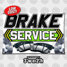 2 X 3 Brake Service Auto Repair Outdoor Indoor Wall Banner Open Sign Tire Shop