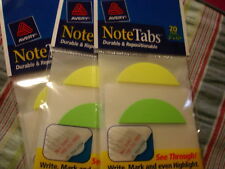 Avery Note Tabs 2x1.5 20 Pack Lot Of 3 16306