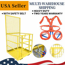 45x43inch Forklift Cage Work Platform Safety Cage Steel Construction Lift Basket