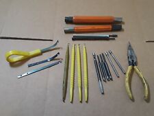 Insulated Wire Wrap Unwrap Tool Lot Ok Industries Utica Jonard Gardner Etc