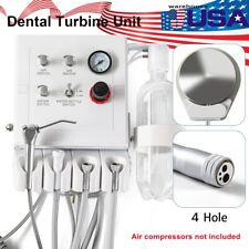Portable Dental Turbine Unit 4 Hole With Weak Suction Work With Air Compressor