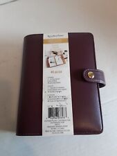 Recollections Personal Planner Agenda 6 Ring Binder 7.5 X 6 Inches Wine Color