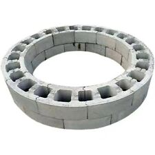 Garden Round Concrete Plastic Mold Block Bricks Ground Circle Module Diy 60cm