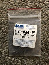 5 Pace Bent Micro Sx Tips .030 Id Part 1121-0261-p5 New In Bag Of 5