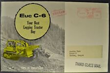 1965-1966 Euclid C6 Bulldozer Crawler Tractor Mailer Brochure Excellent Original