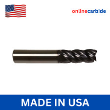 12 4 Flute Variable Helix Carbide End Mill .030 Radius Tialn Coated