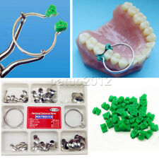 Dental 100 Pcs Sectional Contoured Matrices Matrix Ring Delta 40 Add-on Wedges