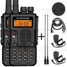 2x Baofeng X5 Plus Vhf Uhf Walkie Talkie Dual-band Ham Handheld Two-way Radio Us