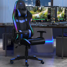 Computer Gaming Chair Rgb Ergonomic Executive Chair Led Swivel Office Task Chair