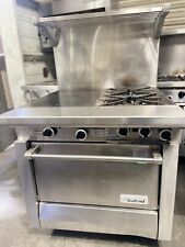 Garland M42-6r Gas Range 34 W 2 Open Burners 17 Hot Top Griddle 1 Oven