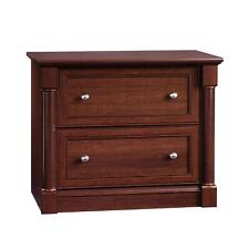 File Cabinet Lateral Drawer Wooden Cherry Finish Home Office Furniture Organizer