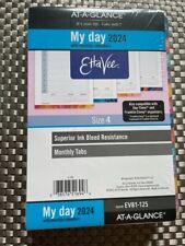 2024 At-a-glance Ettavee My Day Sz. 4 Daily Monthly Planner Refill Ev81-125