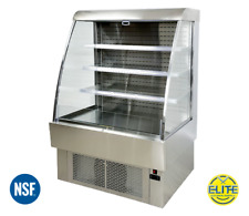 40 W Refrigerated Open Air Cooler Display Case Grab Go Merchandiser Nsf