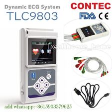 24hours Holter Ecg Monitor Electrocardiogram Tlc9803 3 Channels Software Holter