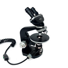 Vintage Nikon Compound Binocular Microscope W Illuminating Lamp Attachment