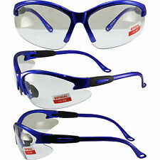 Global Vision Contender Bifocal Safety Glasses 2.0 Anti Fog Shatterproof Clear