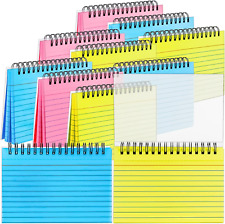 450 Sheets Spiral Ruled Index Cards 6 X 4 Inch 3 Colors Spiral Bound Lined Ind