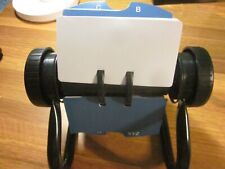 Rolodex 66704 Open Rotary Card File With 500 Cards 2 14x4 A-z Tabs Black