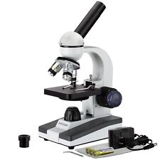Amscope 40x-1000x Portable Student Compound Microscope All-metal Optical Lens