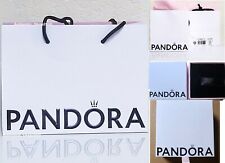 Pandora Brand White Bracelet Ring Charm Box Shopping Bag Jewelry Gift Boxes