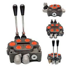 2 Spool 25gpm Hydraulic Control Valve Double Acting Tractor Loader With Joystick