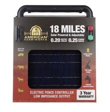 American Farm Works 18 Miles Solar Electric Fence Controller 1568526