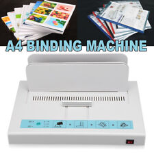110v Electric Book Binding Machine Hot Melt Glue Binder For A4 Document Puncher