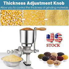 Manual Hand Grain Corn Cereal Flour Mill With Hopper Wheat Coffee Rice Grinder