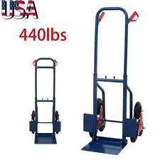 440lb Stair Climbing Moving Dolly Hand Truck Warehouse Appliance Cart Blue Red