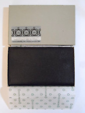 New - Vintage Day Timer 4x7 Leather Wallet Organizer Planner Black 88221