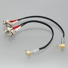 2.5mm 3.5mm 18 Male Trrs Balanced To Dual Bnc Male Audio Test Equipment Cable